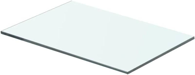 FIRBNUS 40x20x0,8 cm Storage Shelves Glas Glasregalboden Schwebend Bad Regal Glas für Wohnzimmer Bad