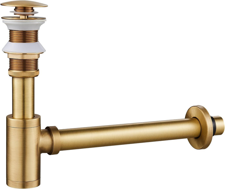 Siphon Universal für Waschbecken & Waschtisch, KEOKBON Syphon & Pop up Ventil Ablaufgarnitur ohne Üb