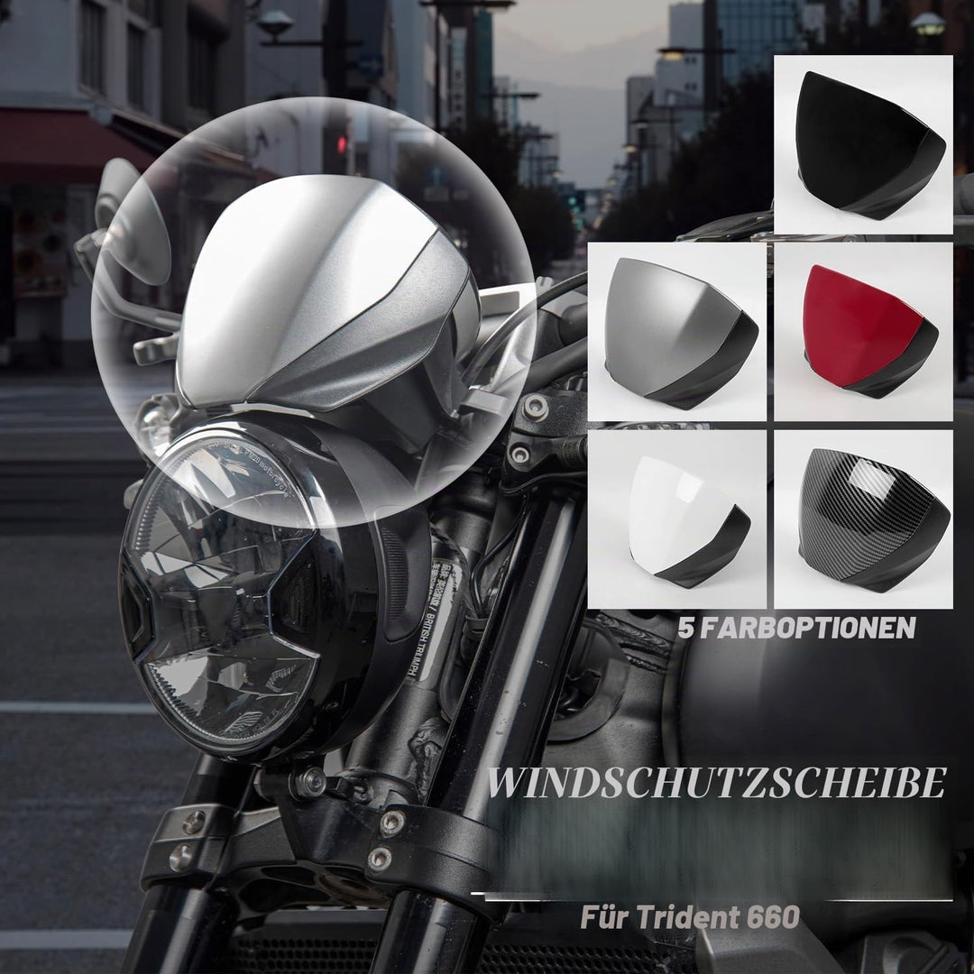 Lorababer Motorrad-Frontscheiben-Visierschutz, Neue Windschutzscheibe, Flyscreen, Windabweiser, Wind