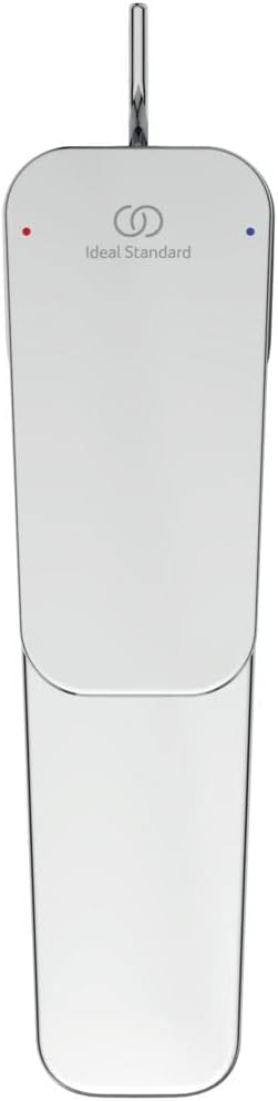 Ideal Standard BD230AA Ceraplan Waschtischarmatur H90, mit Zugknopf-Ablaufgarnitur, Ausladung 12,4 c