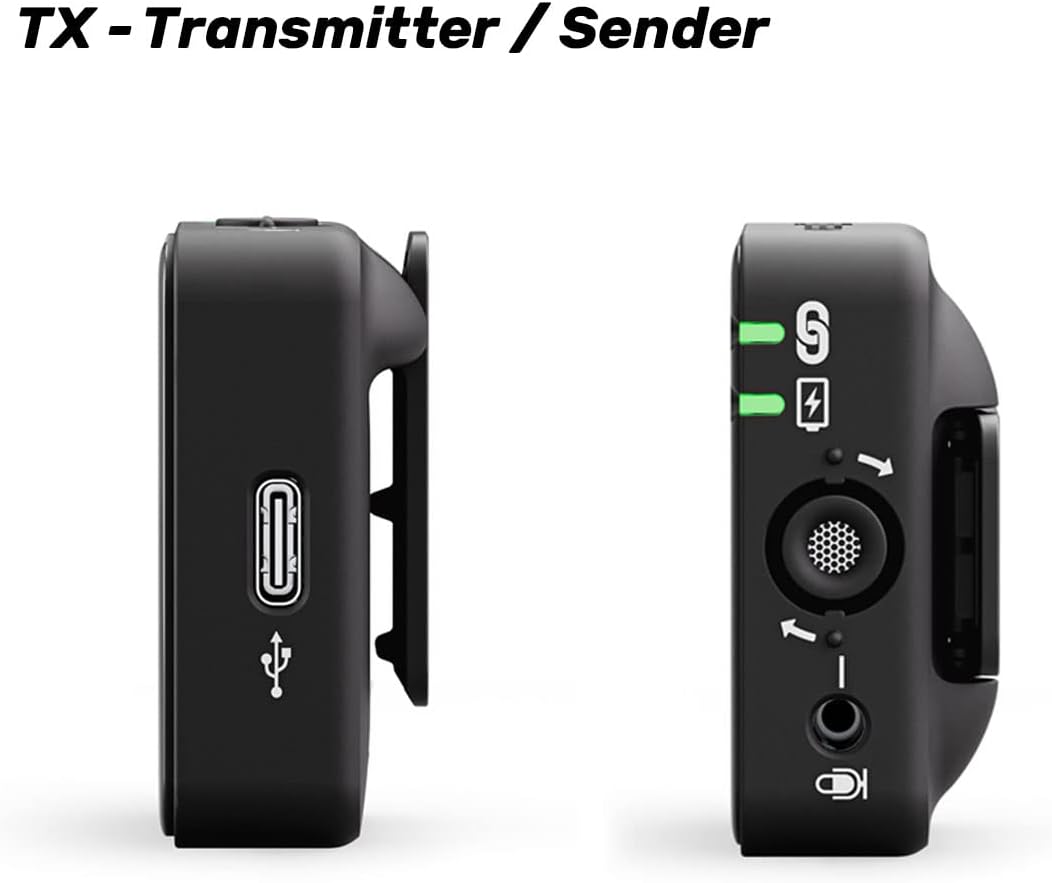 Rode Wireless ME digitales Drahtlos-Mikrofonsystem 1x Sendemodul, 1x Empfangsmodul + keepdrum Mikrof