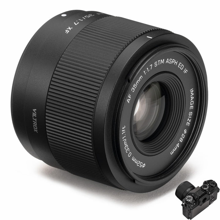 VILTROX 35mm F1.7 X Mount APS-C für Fuji X Mount Autofokus Objektiv,AF 35mm f/1.7 X Festbrennweite O