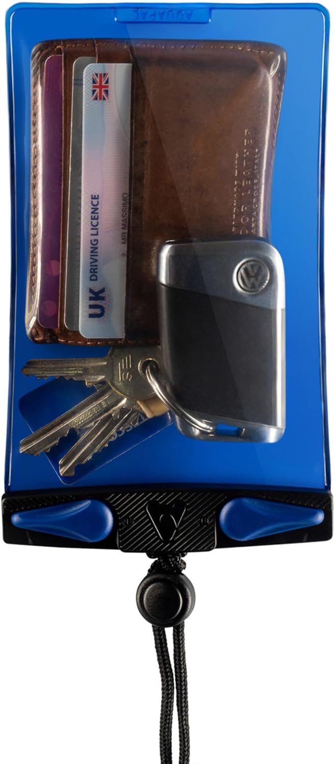 Aquapac Keymaster wasserdichte Autoschlüsseltasche zum Schwimmen, Surfen oder Kajakfahren Blau, Blau