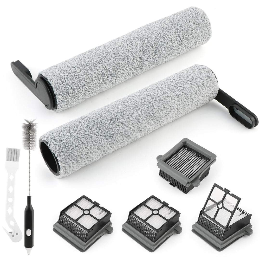 2 Bürstenrollen 4 Filter Ersatzteile für Tineco Floor One S7 Pro/One S6 Bürstenrollen/HEPA Filter Na