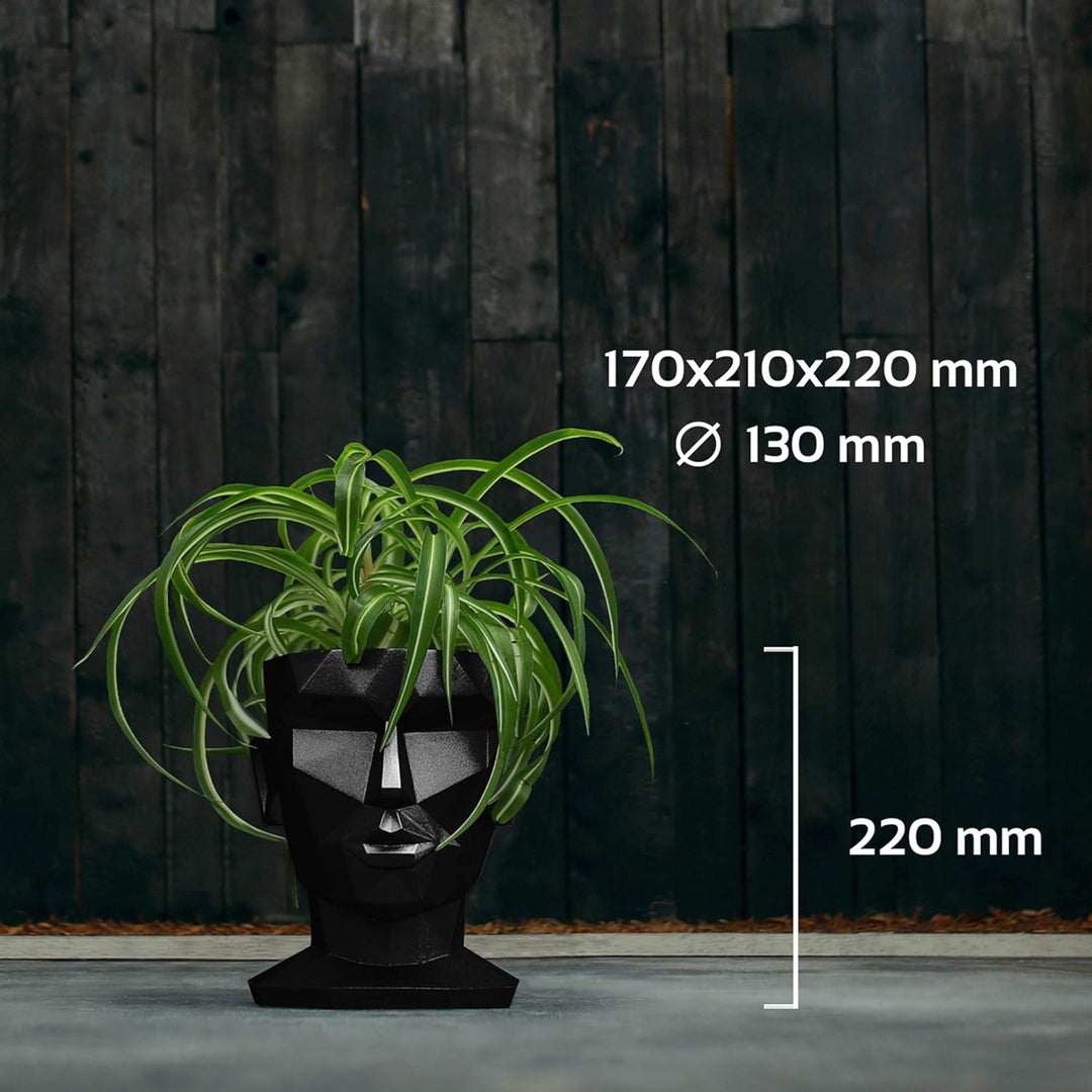 CONCRETTE Blumentopf Blumenkübel Zement-Pflanzkübel Übertopf aus Beton Aphrodite Ø 13 cm | 17 Farben
