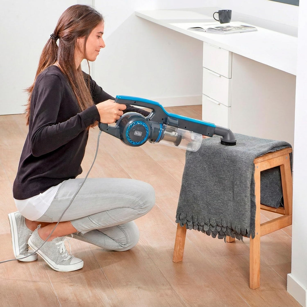 BLACK+DECKER - Kabelgebundener 2-in-1-Staubsauger BXVMS600E | 600W | 6 m Kabel | Zyklontechnologie |