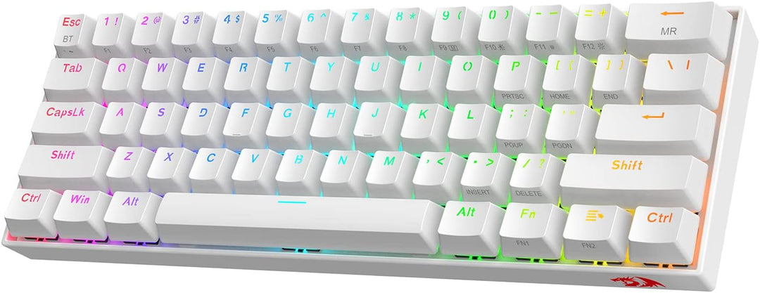 Redragon K530 Pro 60% kabellose mechanische RGB-Tastatur, Bluetooth/2,4 GHz/kabelgebunden, 3 Modi, 6
