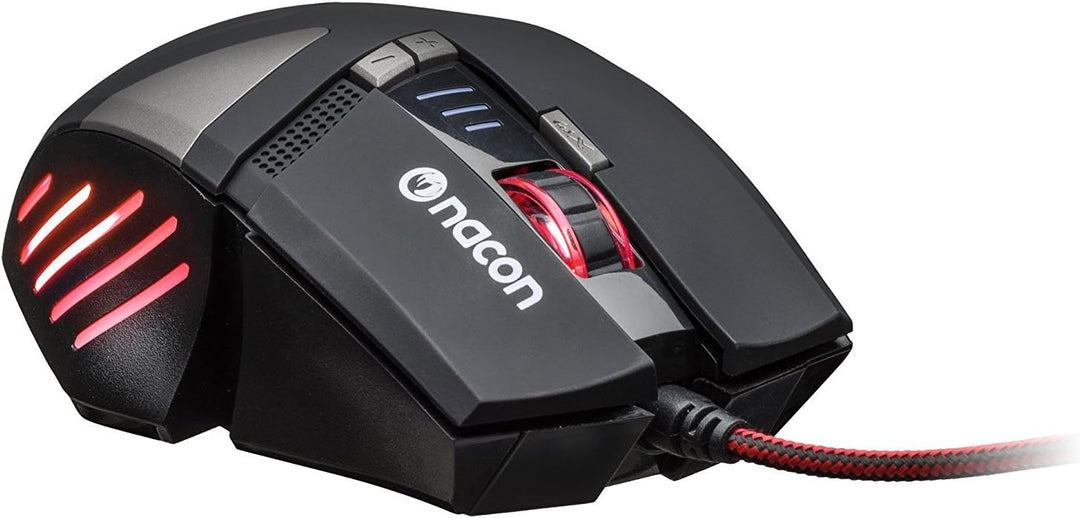 Nacon GM-300 Optical Gaming Maus (2500dpi, mehrfarbige Beleuchtung)