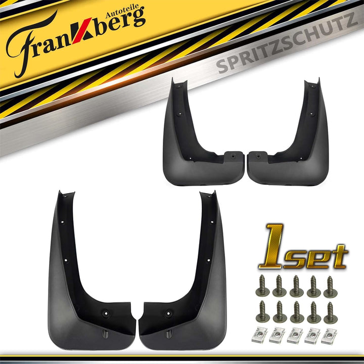 Frankberg 4x Spritzschutz Schmutzfänger Kompatibel mit X3 E83 Alle Motoren SUV 2006-2011