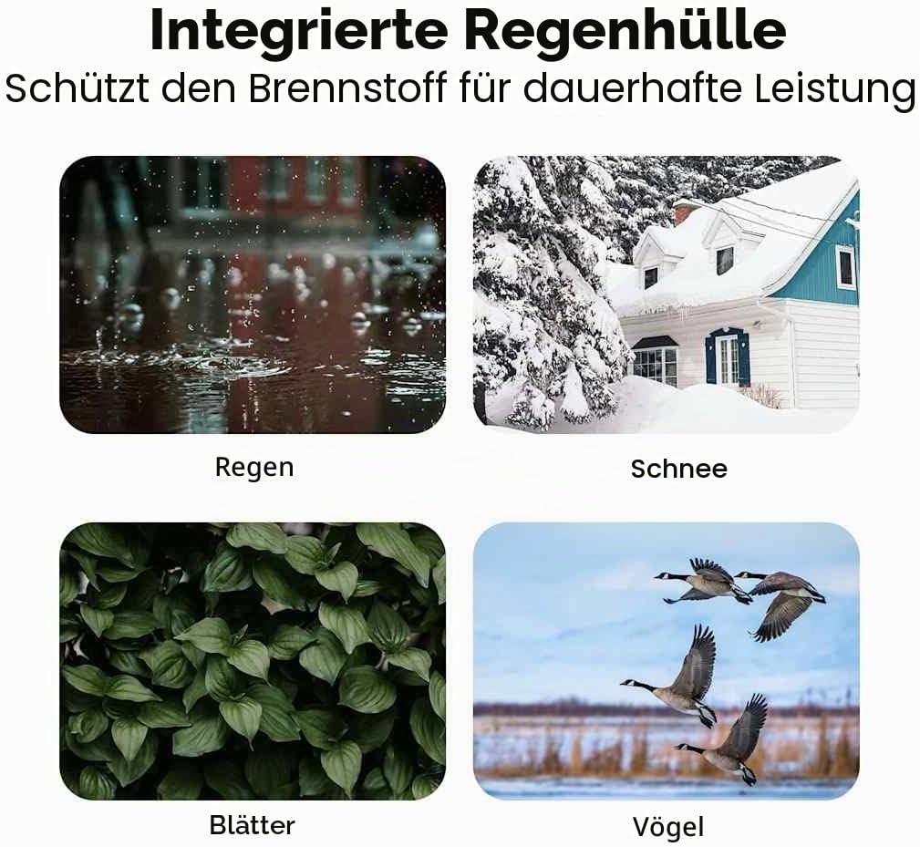 vidaXL Kaminverlängerung Silber 35 x 35 x 82 cm Edelstahl, Garten und Terrasse, Coole Kamin-Accessoi