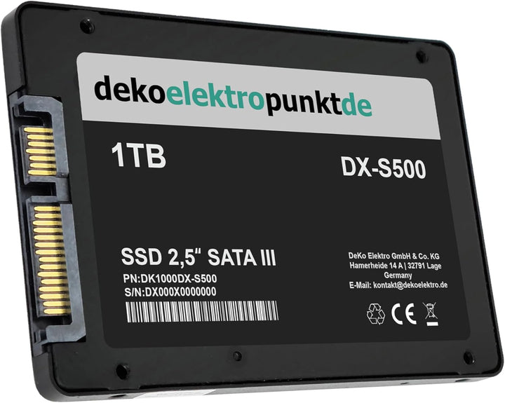 1TB SSD Festplatte passend für ASUS ROG Crosshair VIII Dark Hero Mainboard, Alternatives Ersatzteil
