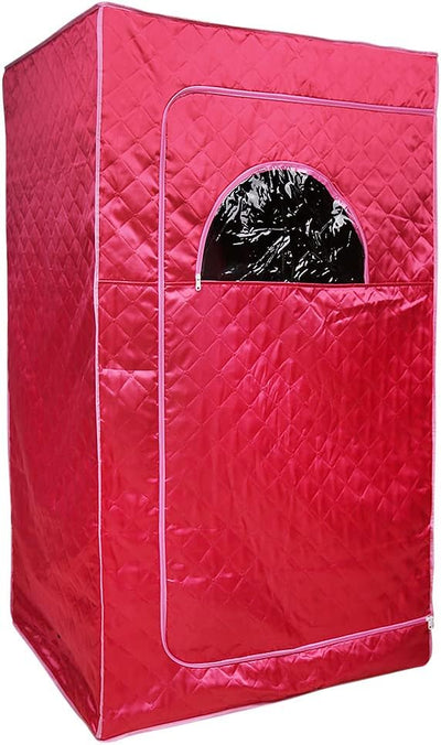 Tragbare Sauna Willowybe，Mini Dampfsauna für Zuhause，Einzel Portable Sauna Raum Kann Müdigkeit Linde