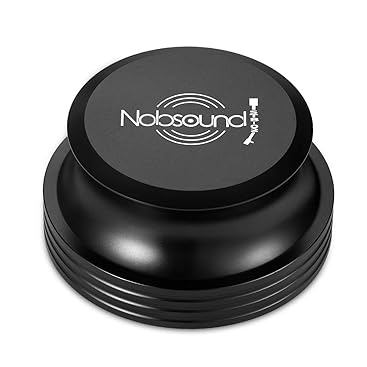 Nobsound LP Vinyl Turntable Disc Stabilizer Record Weight Metal Matte Black SCHALLPLATTEN-AUFLAGEGEW