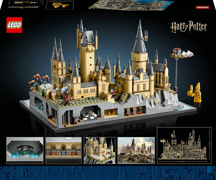 LEGO Harry Potter Schloss Hogwarts mit Schlossgelände, grosses Set für Erwachsene, einschliesslich b
