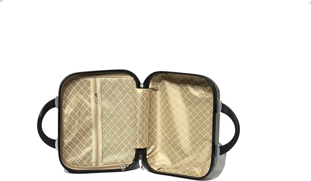 Kabine/Mittelgrosser Koffer mit oder ohne Vanity, französische Marke, Champagner (5806), Gross