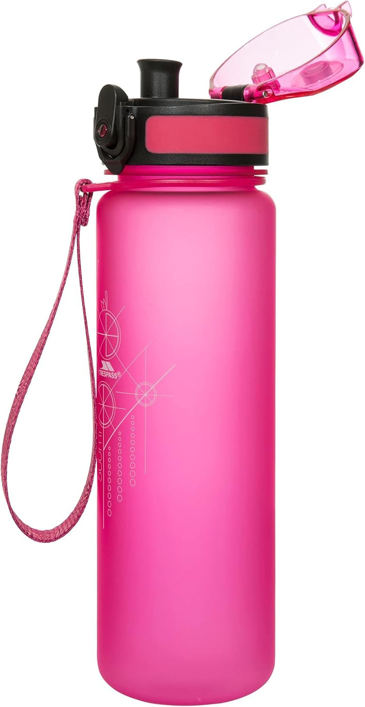 Trespass Steinschloss Sportflasche 500 ml Rose, 500 ml Rose
