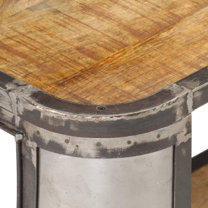 vidaXL Mangoholz Massiv TV Schrank Industrie-Stil Lowboard Fernsehschrank Fernsehtisch Sideboard HiF