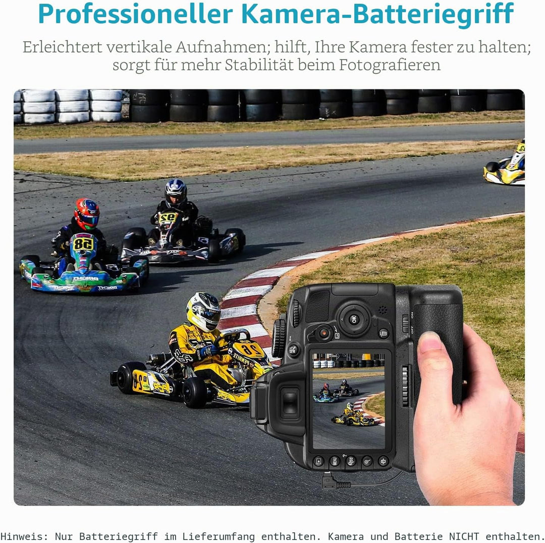 NEEWER Professional Vertikaler Batteriegriff Akkugriff Battery Grip wie der Nikon BG-2F für Nikon D3