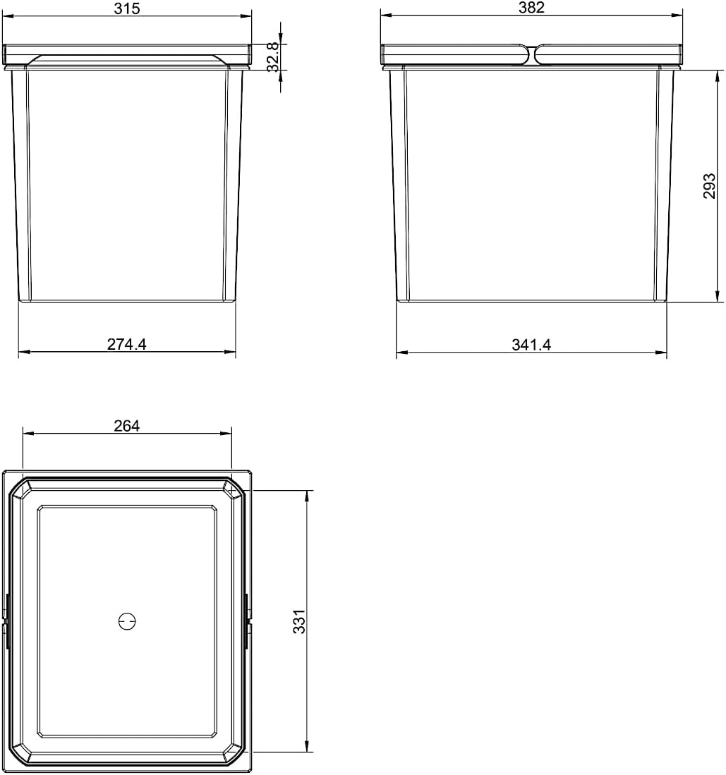 Naber Befestigung, Grau, 29L