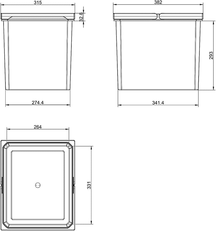 Naber Befestigung, Grau, 29L