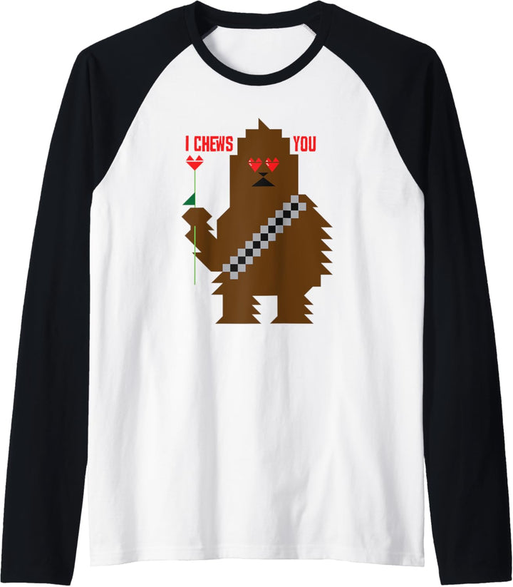 Star Wars Chewbacca I Chews You Valentine's Day Raglan