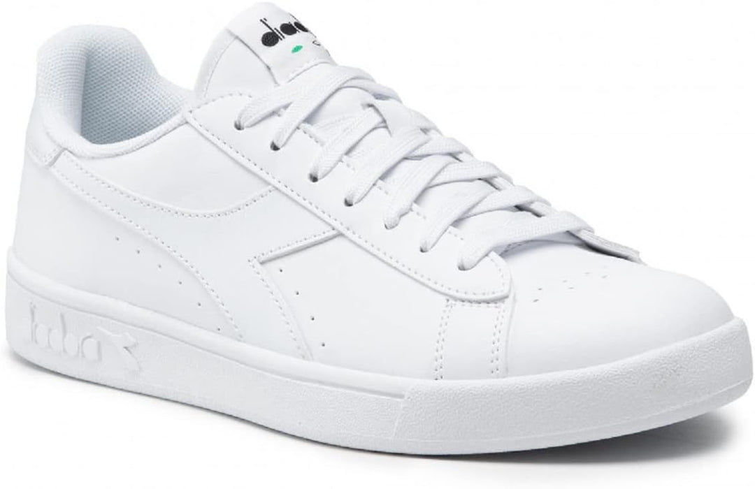 Diadora Damen Step PGymnastikschuh 40 EU Weiss Weiss Schwarz, 40 EU Weiss Weiss Schwarz