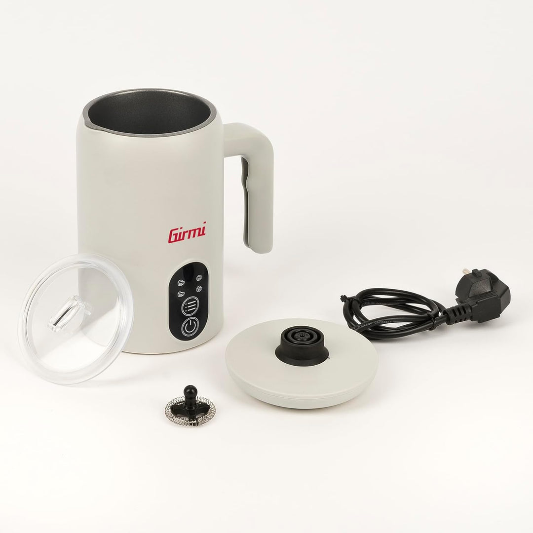 Girmi ML53 Milchaufschäumer 500W 300ml Kapazität Automatische Abschaltung 4 Funktionen Heisse Milch