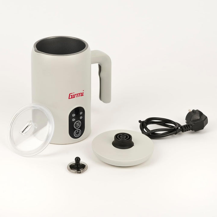 Girmi ML53 Milchaufschäumer 500W 300ml Kapazität Automatische Abschaltung 4 Funktionen Heisse Milch