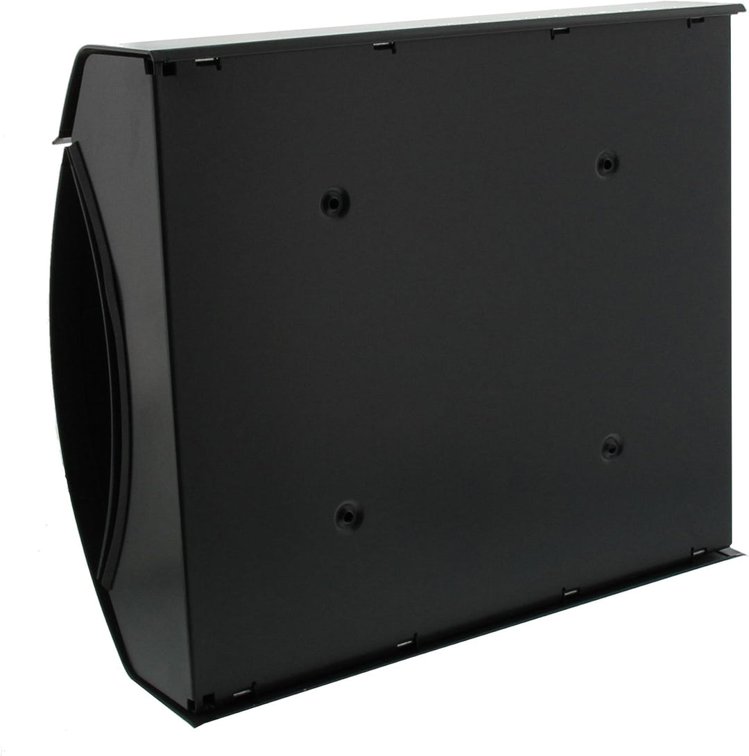 Burg-Wächter Briefkasten mit integriertem Zeitungsfach, Öffnungsstopp, Verzinkter Stahl, A4 Einwurf-