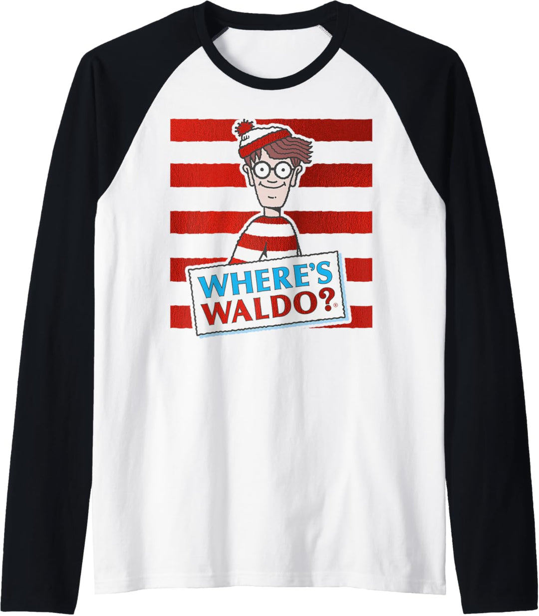 Where's Waldo? Waldo Stripes Raglan