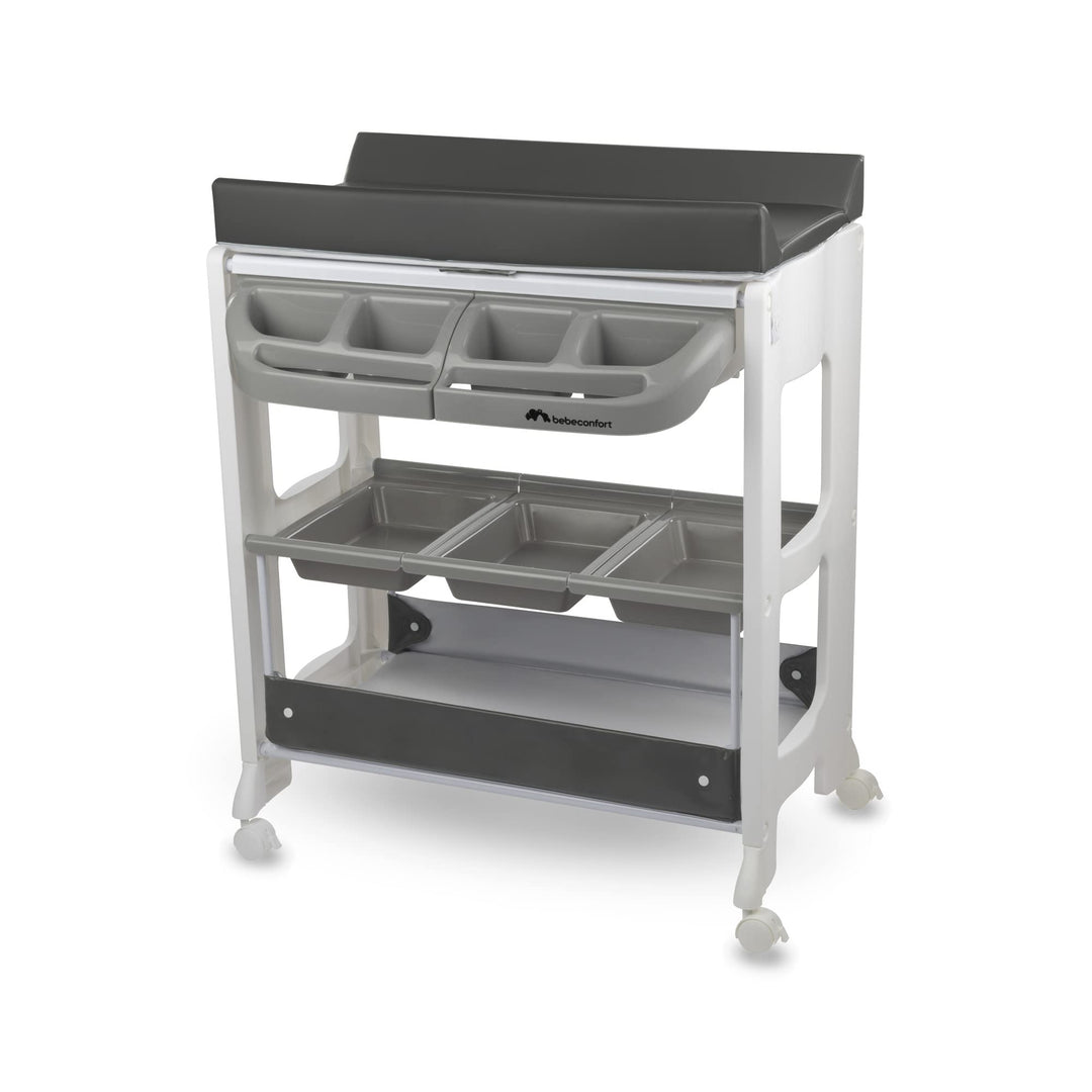 Bebeconfort Dolphy Wickelkommode & Badewanne, mobiler 2-in-1 Wickel- & Badewagen für Babys, mit inte