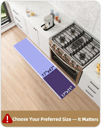 Color G Küchenteppich Waschbar rutschfest, Gewebte Küchenläufer Saugfähig, Teppich Läufer Küche, Tep