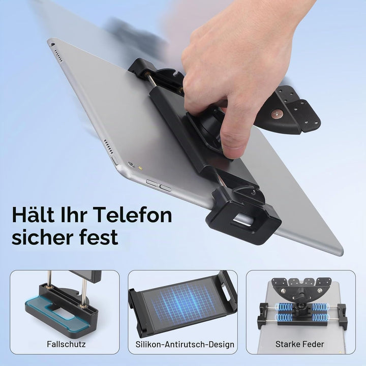 EEEKit Tablet Halterung Auto CD Schlitz, 360° Drehbarer Ständer für Tablets &amp; Handy, KFZ Halter für