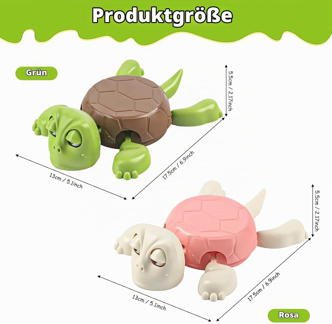 2 Stück Turtle Coaster, 3D-Gedruckter Schildkröten-Untersetzer,lustigem Gesicht Schildkröte Coasters