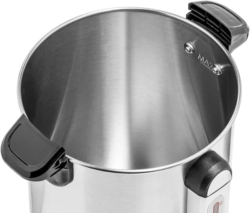Heisswasserspender aus Edelstahl | 16L (15L) Liter Wassertank | Wasserspender | Thermopot | Wasserko