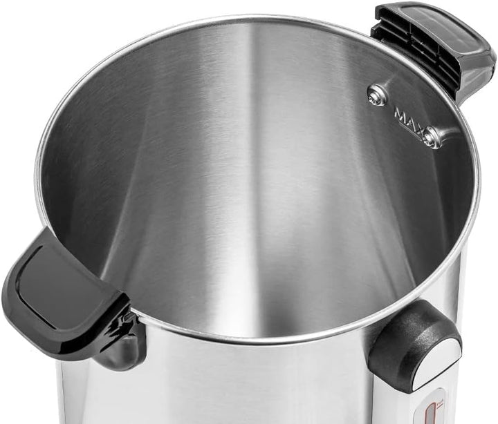 Heisswasserspender aus Edelstahl | 16L (15L) Liter Wassertank | Wasserspender | Thermopot | Wasserko