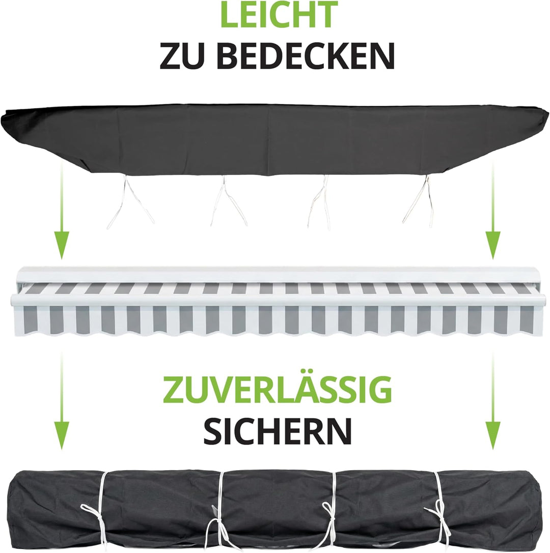 Four & More Schutzhülle für Vollkasetten-, Halbkasetten- und Vollkasettenmarkisen, Länge Markisenabd
