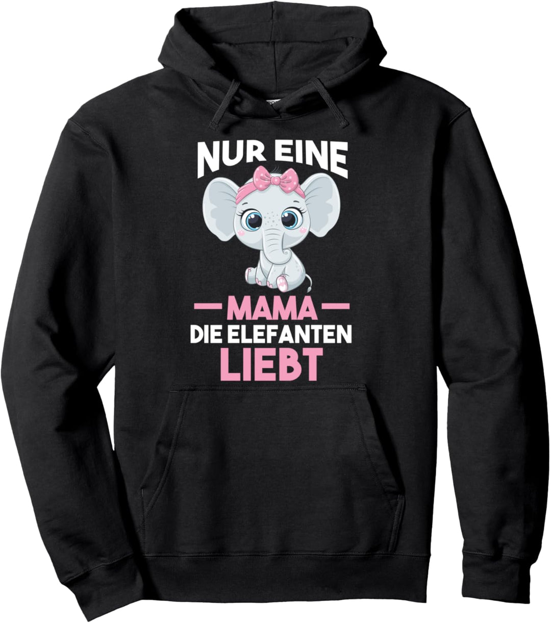 Mama Mutter Muttertag Elefantmama Elefant Pullover Hoodie