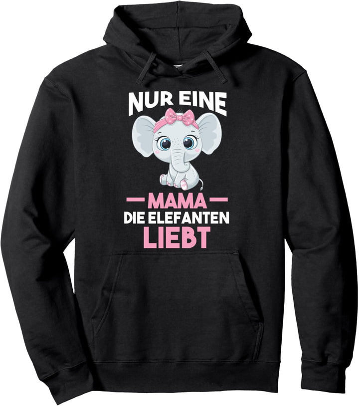 Mama Mutter Muttertag Elefantmama Elefant Pullover Hoodie