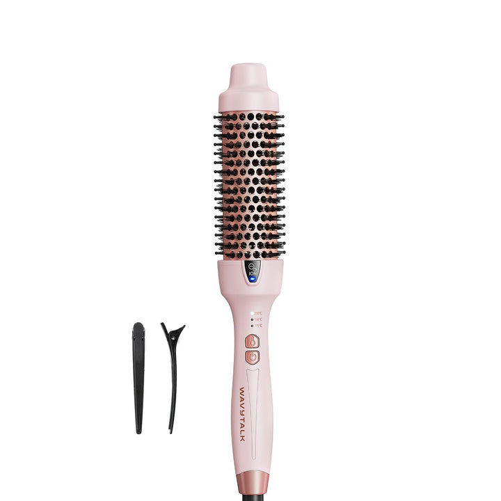 Wavytalk Thermobürste, Thermal Brush 38mm Ionische Lockenbürste erhitzt zur Erzeugung natürlicher Lo
