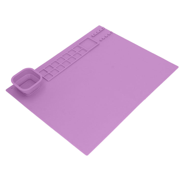 Mumusuki Silikon-Malmatte für Kleinkinder für DIY-Briefpapier für Kreatives Zubehör mit Kunstmatte,