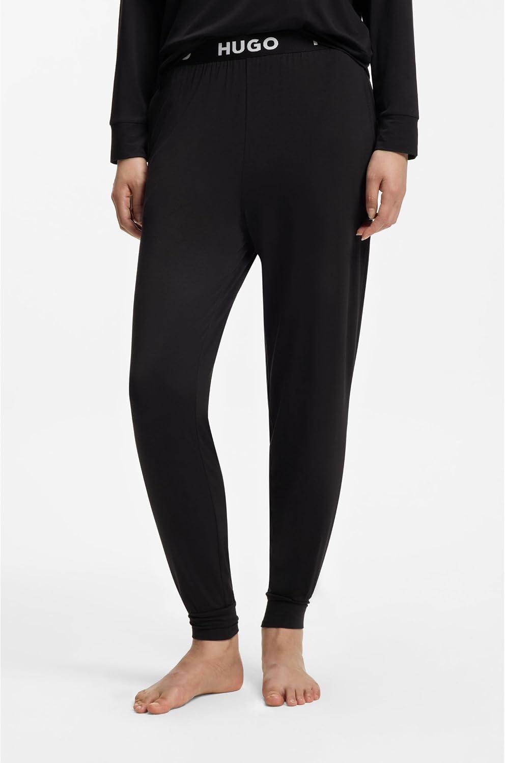 HUGO Damen Unite Pyjama_Pant XS Black1, XS Black1