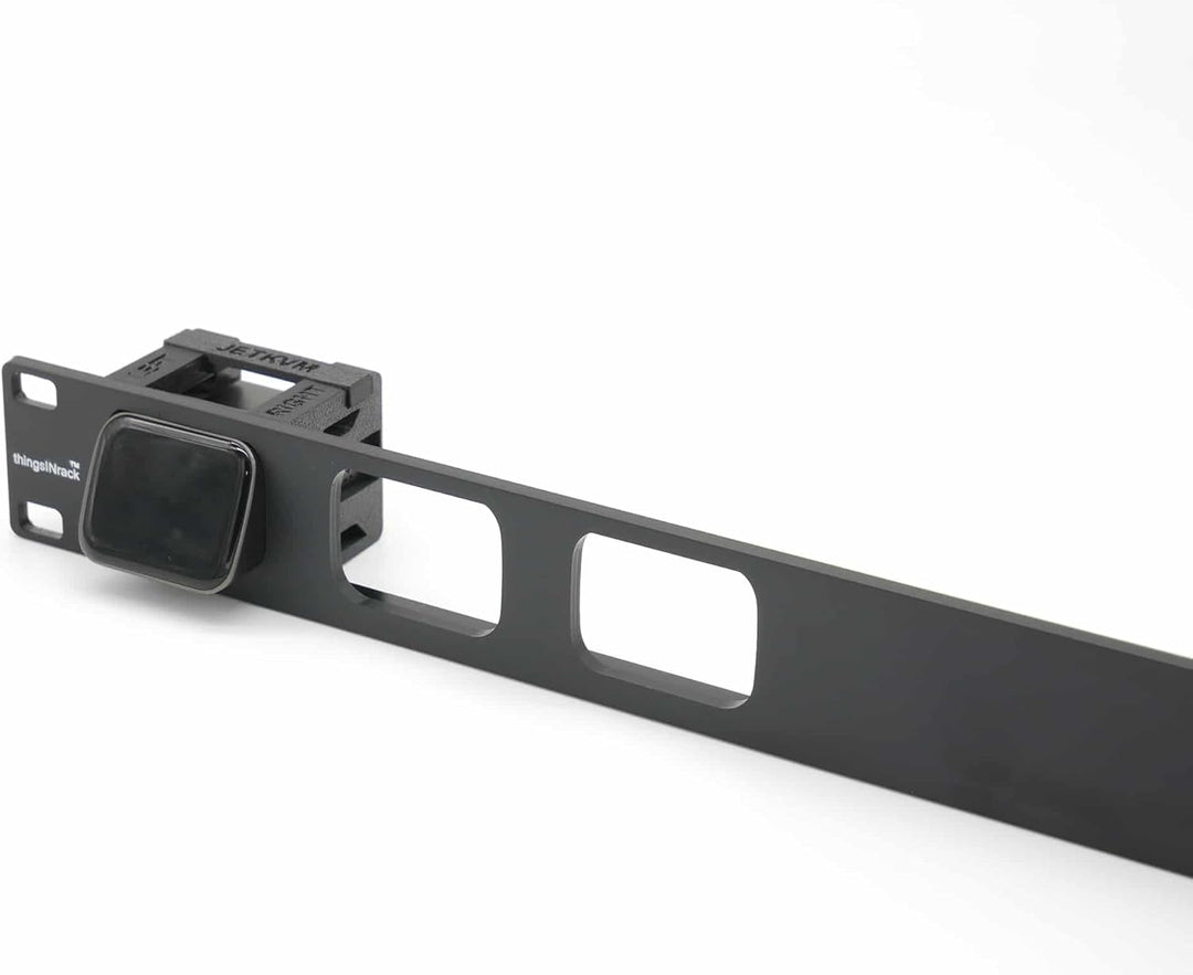 Rackhalterung für 3 Stück JetKvm - 2 Abdeckplatten