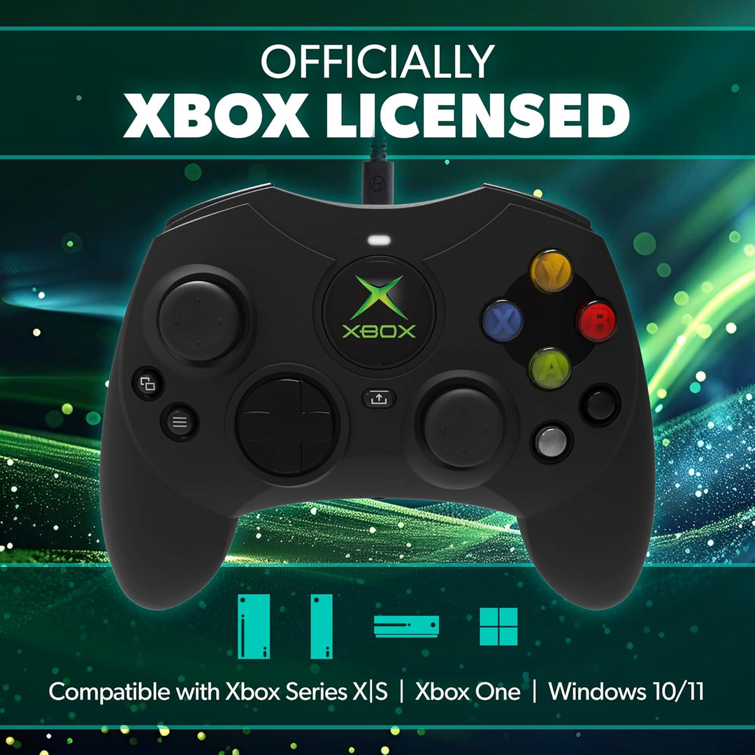 Hyperkin DucheS Wired Controller - black Schwarz, Schwarz