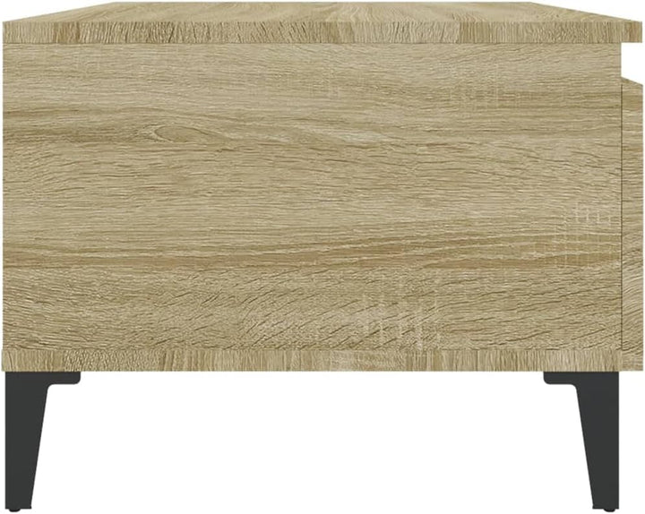 FIRBNUS Beistelltisch Sonoma-Eiche Beistelltisch Couch Beistelltisch Schmal Beistelltisch Holz Beist