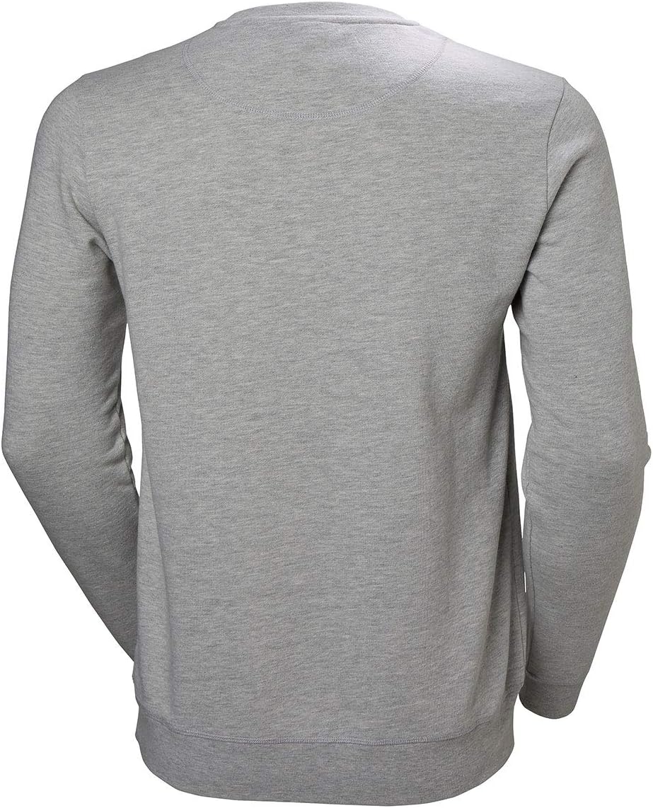 Helly Hansen Herren HH Logo Crew Pullover 950 Grey Melange S, 950 Grey Melange S