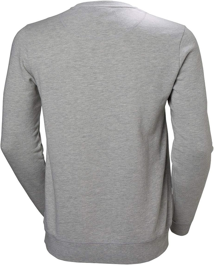 Helly Hansen Herren HH Logo Crew Pullover 950 Grey Melange S, 950 Grey Melange S