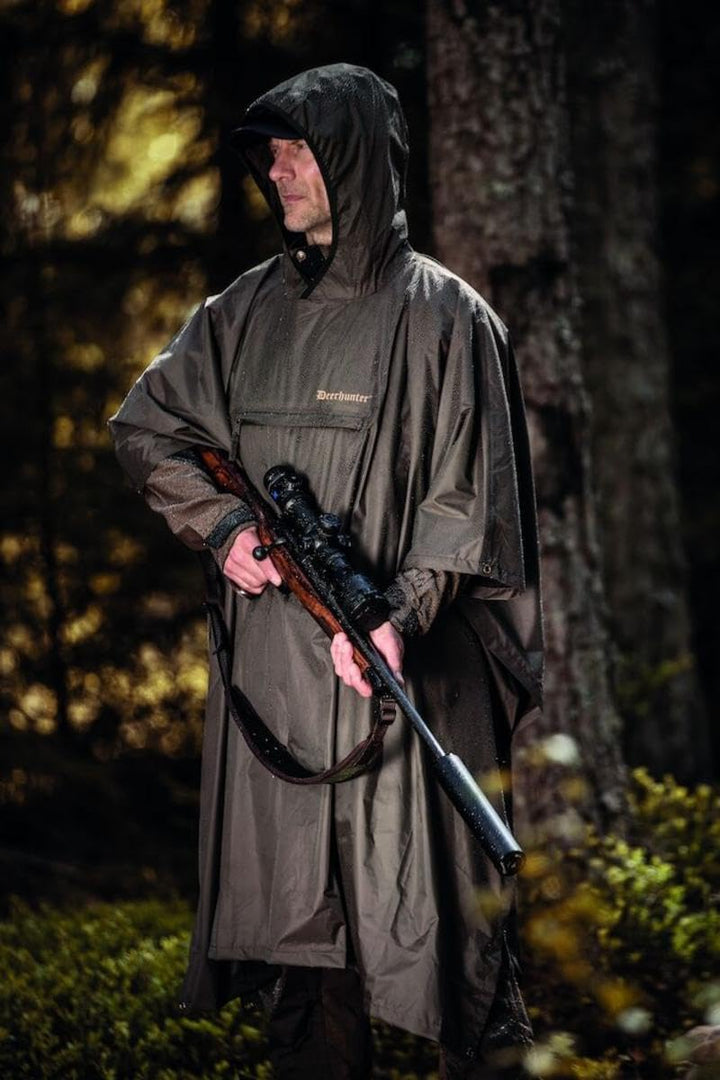 Deerhunter Survivor Regen-Poncho Timber X-Large/XX-Large/XXX-Large Grün, X-Large/XX-Large/XXX-Large