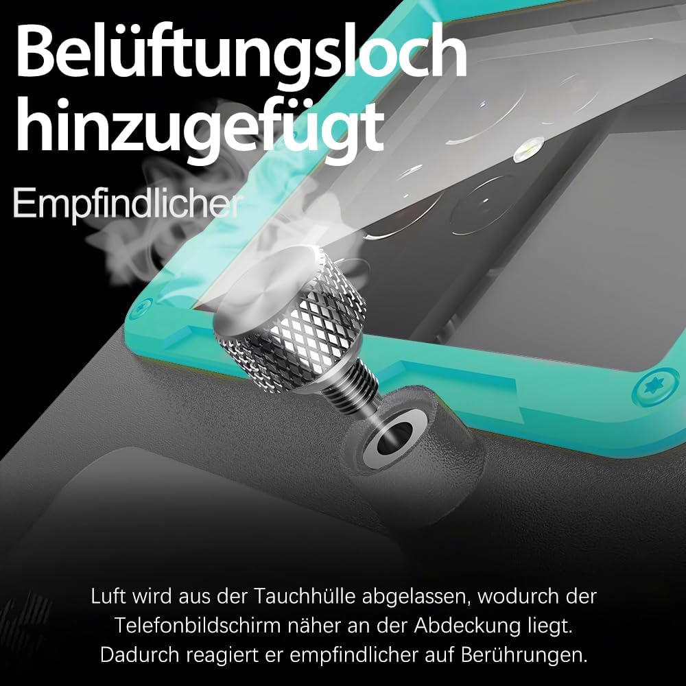 Unterwasser-Tauchgehäuse für iPhone, Samsung Galaxy, Huawei Xiaomi Redmi Smartphones, Professionelle