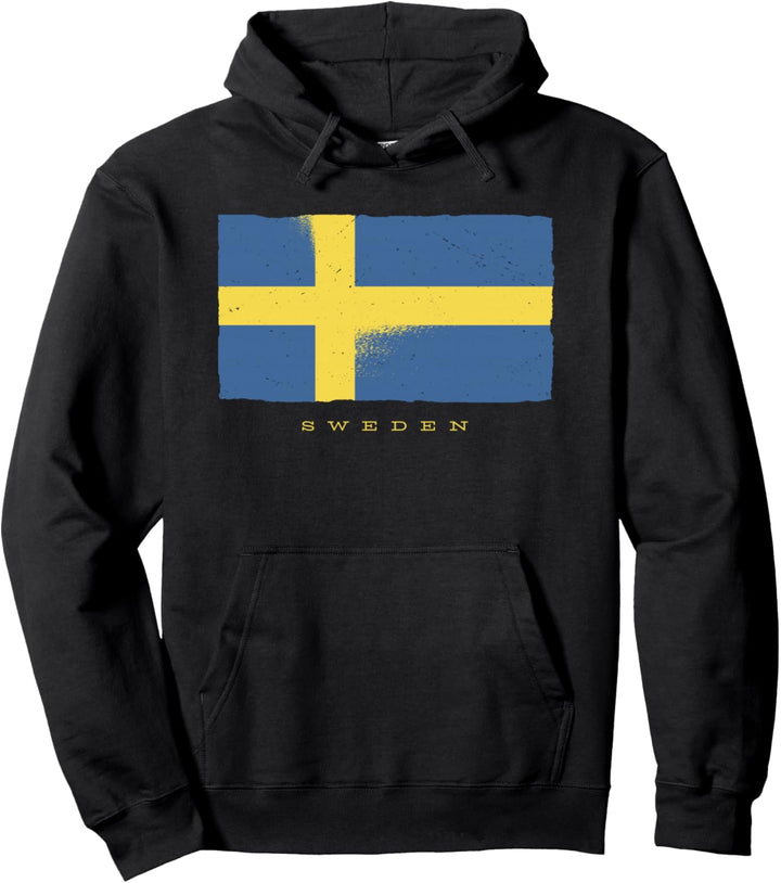 Sverige Souvenir Schweden Flagge Herren Damen Kinder Schwedisch Pullover Hoodie